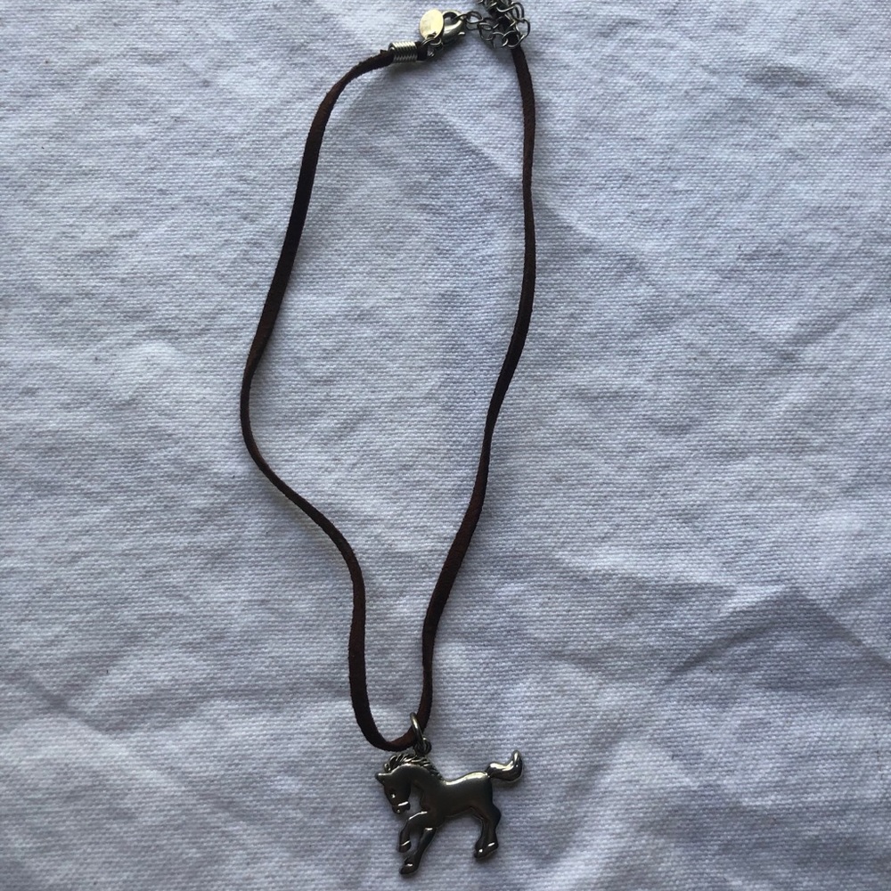 Kids horse necklace